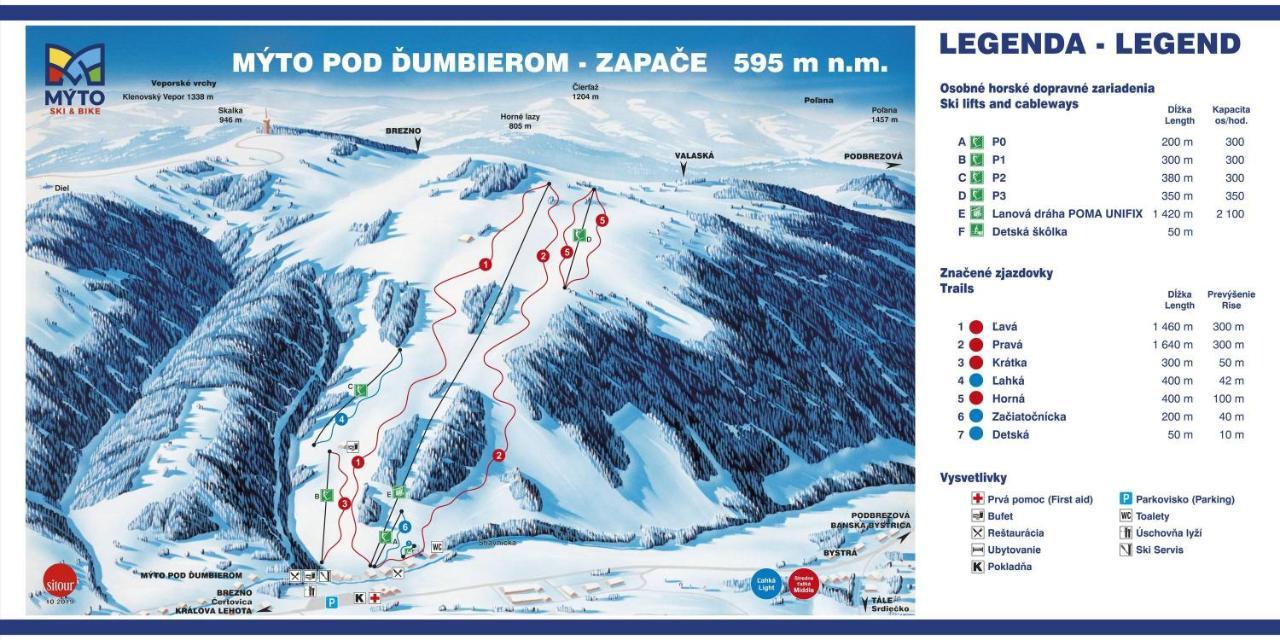 Apartment Anna Chopok, 1 110 M, Highest In Central Europe, On A Hiking Trail To Dumbier Demänovská Dolina Eksteriør bilde